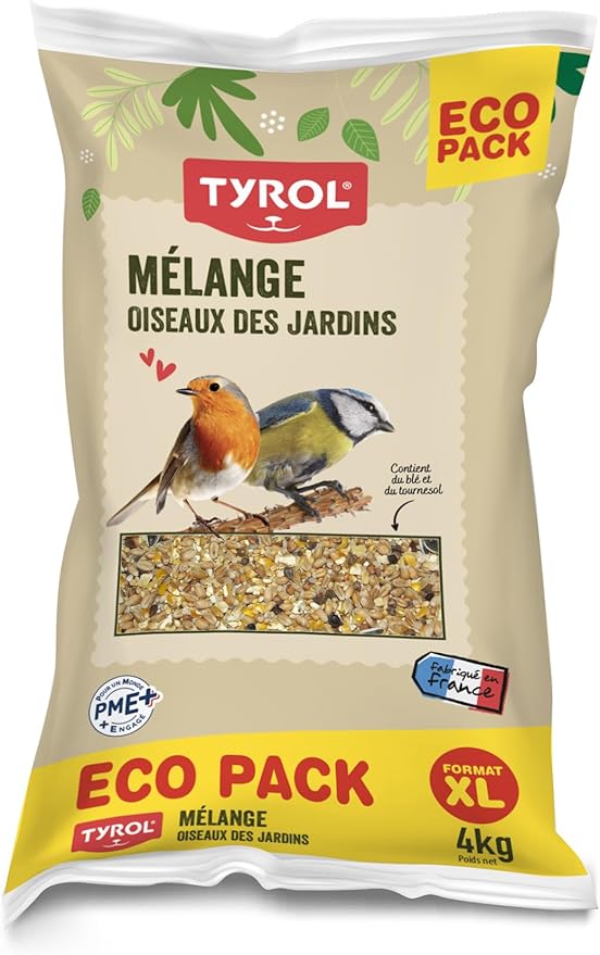 Tyrol mélange oiseaux rouge-gorge 4 kg