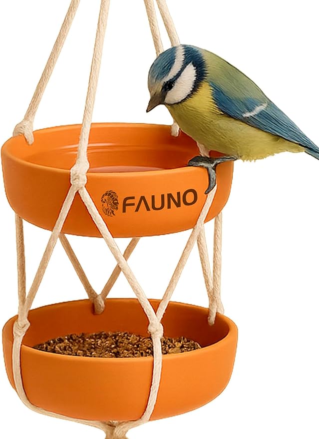 FAUNO mangeoire double plateau suspendue