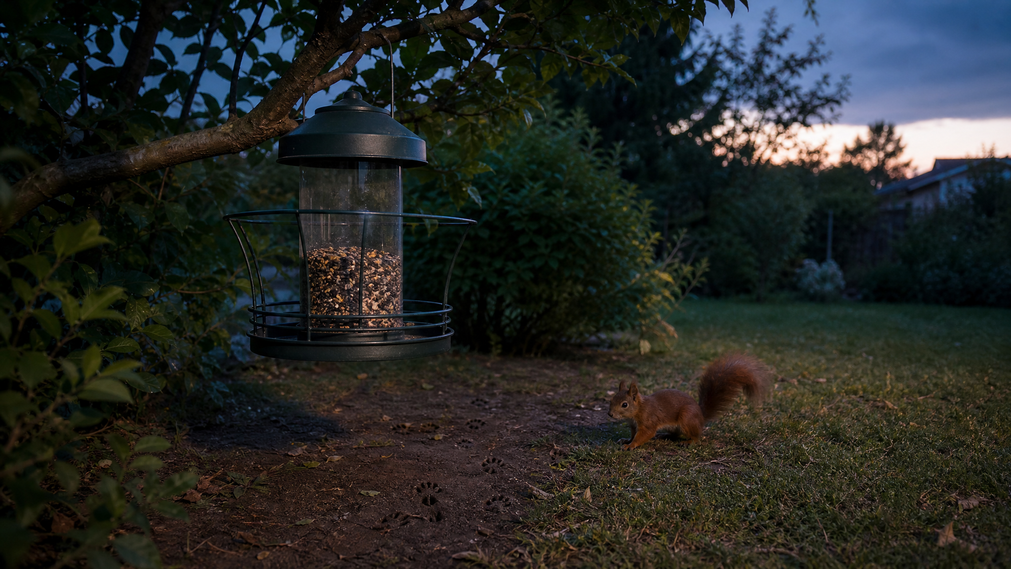 Les écureuils mangent-ils dans les mangeoires à oiseaux la nuit ?